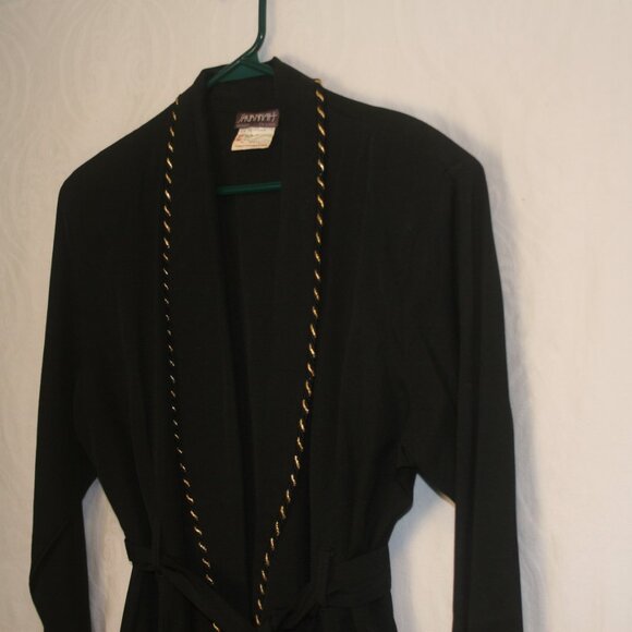 Belted Wrap Jacket with Gold Braid - Picture 2 of 8